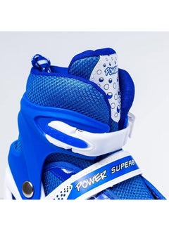 POWER Adjustable Roller Skate Shoes 2-Rows 4-Wheels Size 31-34  - Image 4