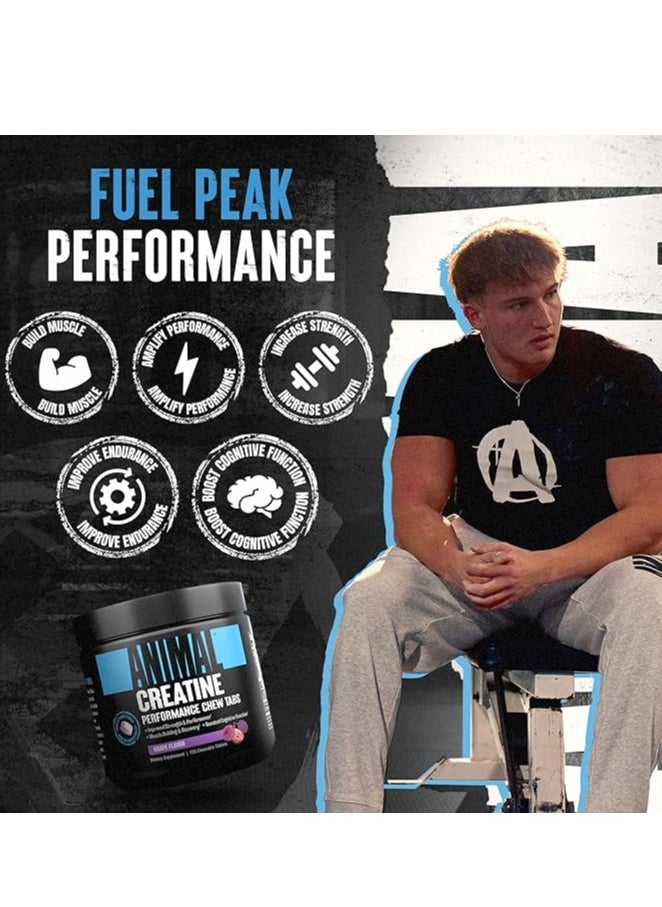 ANIMAL Creatine Performance Chews Grape 120 chewables  - Image 3