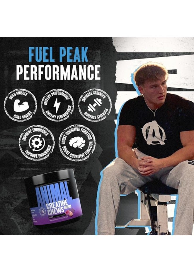 ANIMAL Creatine Performance Chews Grape 120 chewables - Image 3