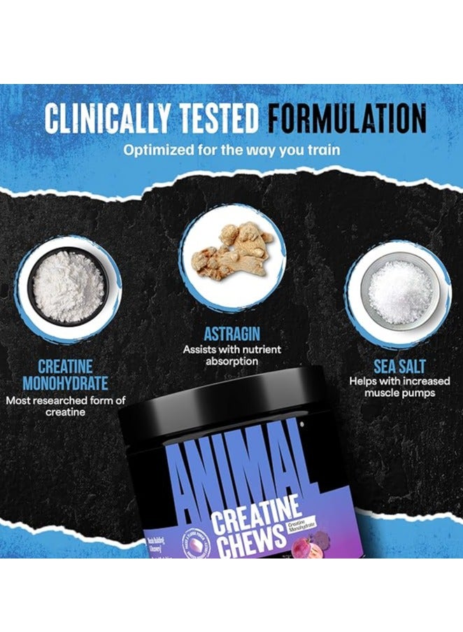 ANIMAL Creatine Performance Chews Grape 120 chewables - Image 5
