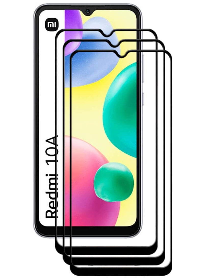 ACLIX 3 Pieces Antistatic ESD Dustproof Premium Quality High Definition Tempered Glass Screen Protector Designed For Xiaomi Redmi 10A - Image 1
