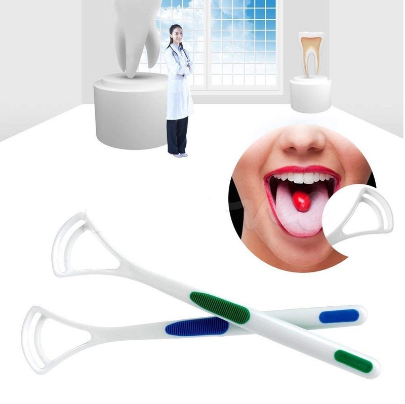 JAYDEV Zone Tongue Cleaner Brush with Silica Handle (Pack of 2). - Image 2