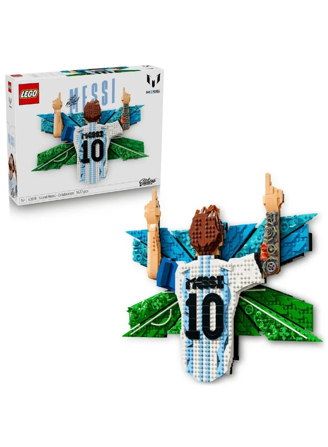 Lego Editions Lionel Messi – Celebration Building Set 43018 (Age 14+, 1427 Pieces)