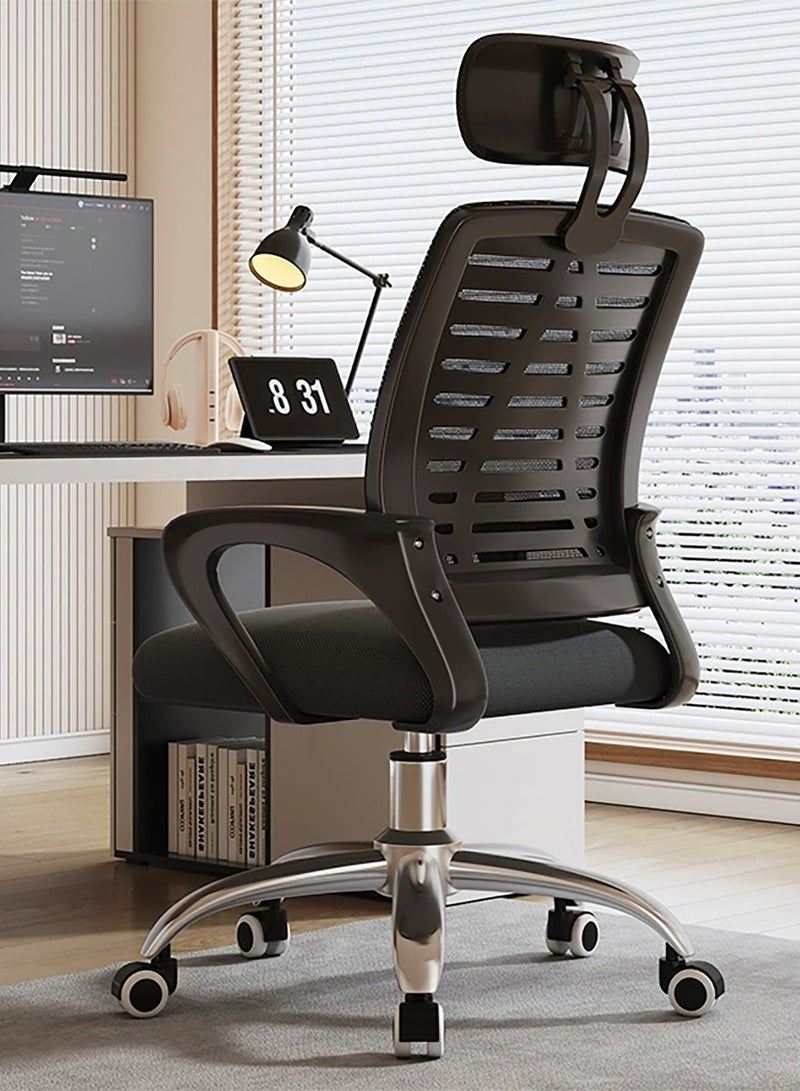 Generic Ergonomic Office Chair, Comfort High Back Swivel Executive Chair with Lumbar Support, Adjustable Headrest, Breathable Mesh Work Chair Home  - Image 1