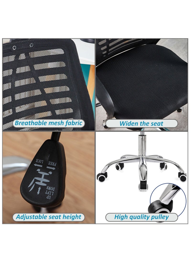 Generic Ergonomic Office Chair, Comfort High Back Swivel Executive Chair with Lumbar Support, Adjustable Headrest, Breathable Mesh Work Chair Home  - Image 5
