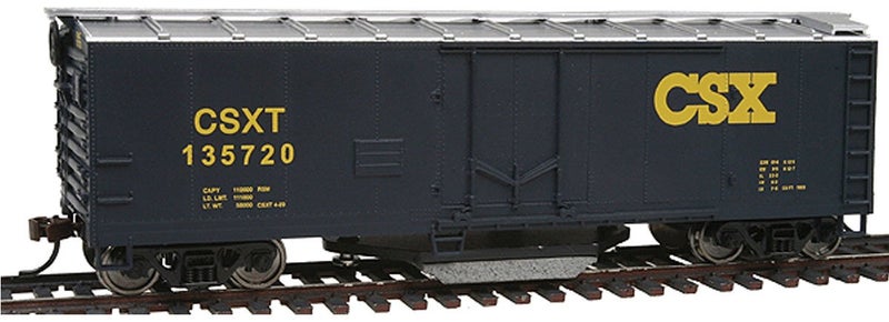 Walthers Trainline 40Foot PlugDoor Track Cleaning Boxcar CSX 135720 HO Scale - Image 4