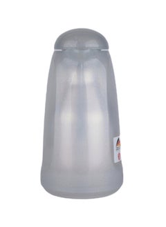 Valk -3 Vacuum Thermose Double Wall Glass 1.0 Liter  Wide Mouth With Anti-Leakage Cap Double Walled  Glitter Gray Color  - Image 4