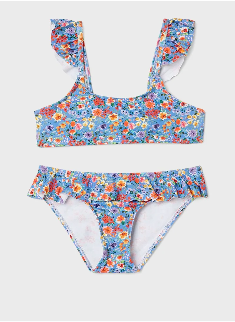 MANGO Kids Floral Bikini