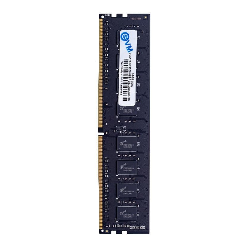 EVM 16GB DDR4 Desktop RAM Memory | 3200MHz | PC4-25600 | Long-DIMM | 288-Pin | 1.2V Low Voltage | High Performance | Intel & AMD Compatible | 10 Year Warranty (EVMT16G3200U88P) - Image 1