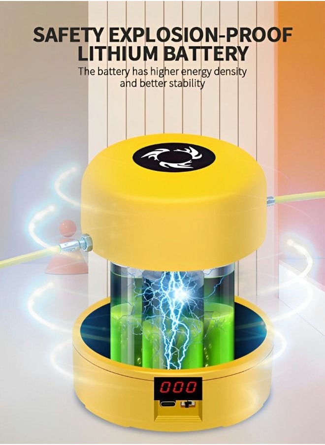 GROIC - Smart Jump Rope Machine, Electric Rope Skipping Machine Wireless Remote Control, Rope Skipping Sports Multi-person Entertainment for Family, Office 10 Gears Can Be Adjusted - Image 1
