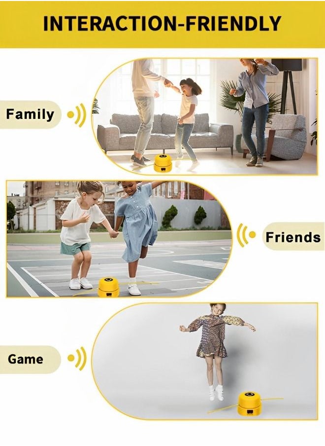 GROIC - Smart Jump Rope Machine, Electric Rope Skipping Machine Wireless Remote Control, Rope Skipping Sports Multi-person Entertainment for Family, Office 10 Gears Can Be Adjusted - Image 1