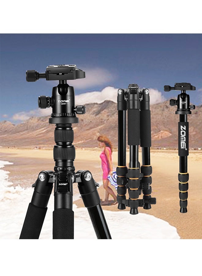Zomei Q-666 Professional Tripod,Camera Tripod,Foldable Lightweight Aluminum Travel Tripod Stand with 360 Degree Ball Head for Vlog Nikon Canon Sony All DSLR and Digital Camera Binoculars Laser Telescope - Image 3