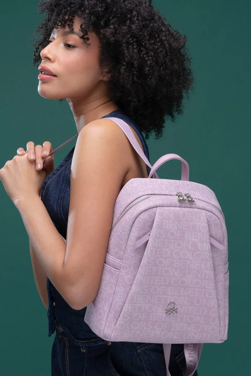 يونايتد كولورز أوف بينتيون Benetton Women's Backpack Lilac BNT1281