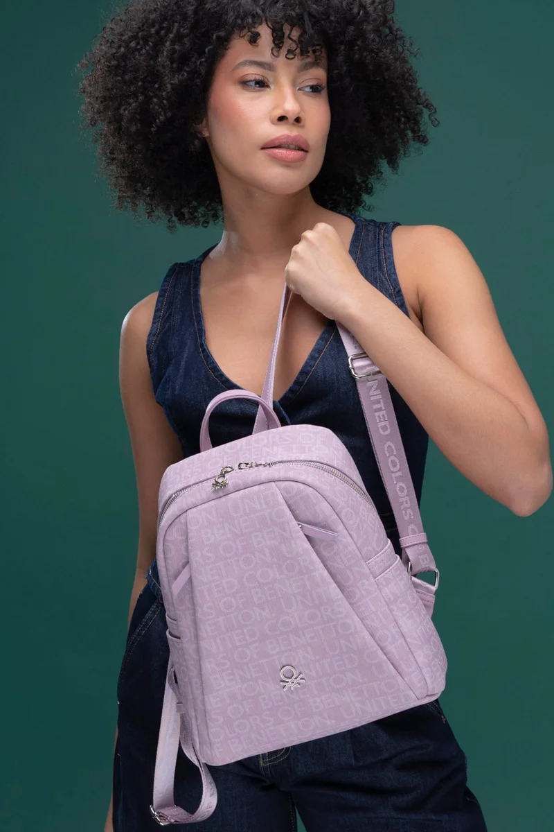 يونايتد كولورز أوف بينتيون Benetton Women's Backpack Lilac BNT1281