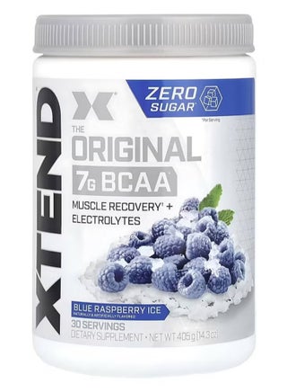 XTEND Original BCAA Powder Blue Raspberry Ice - Sugar Free Post Workout Muscle Recovery Drink with Amino Acids - 7g BCAAs for Men & Women - 30 Servings - pzsku/Z16A201F640A2040A9296Z/45/1751981092/730acabd-db51-4207-8dc4-c9dc4622373f