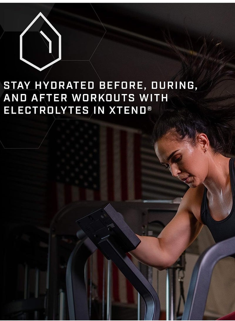 XTEND - XTEND Original BCAA Powder Blue Raspberry Ice - Sugar Free Post Workout Muscle Recovery Drink with Amino Acids - 7g BCAAs for Men & Women - 30 Servings - Image 1