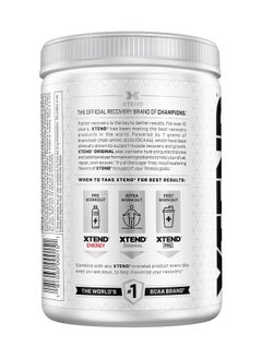 XTEND مسحوق BCAA الأصلي من XTEND Blue Raspberry Ice - مشروب تعافي العضلات بعد التمرين الخالي من السكر مع الأحماض الأمينية - 7 جرام BCAA للرجال والنساء - 30 وجبة  - Image 3