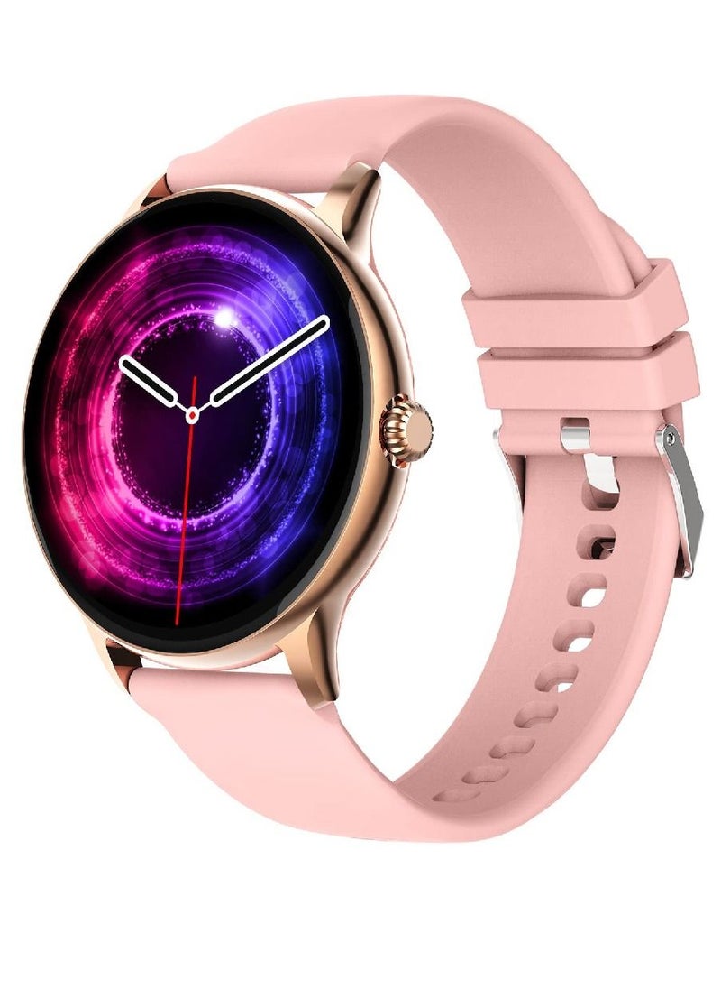 Zoom Plus - Bluetooth Calling Full Touch Display Multi-Function Smartwatch For Men & Women Pink - Image 1