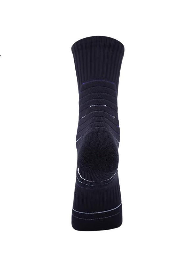 Nba Sports Socks, Men'S High-Top Socks, Running Non-Slip Long Cotton Socks, Autumn And Winter Thickened Terry Bottom Basketball Socks, 3 Pairs - Image 3