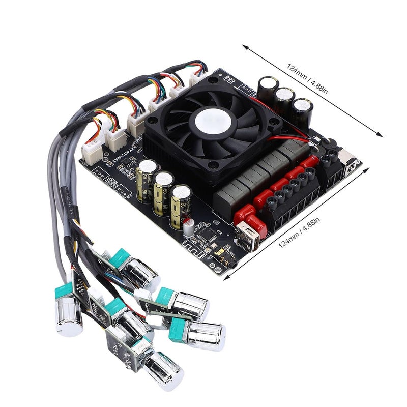 FTVOGUE 2 1 قناة 400 واط لوحة مكبر صوت بلوتوث مع تحكم في الباس والترابل لمكبر صوت الصوت المنزلي - Image 4