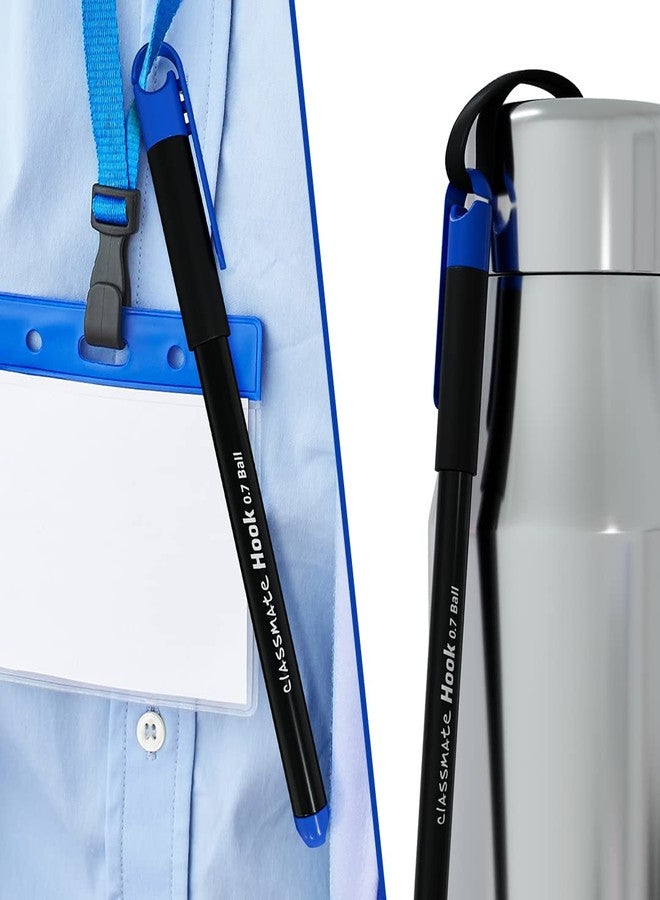 كلاسميت أقلام حبر جاف كلاس ميت هوك - أزرق (عبوة من 10 أقلام) | أقلام حبر جاف للكتابة السلسة والسريعة | مقبض فريد لراحة الكتابة | تصميم جذاب للأولاد والبنات | أدوات مكتبية مدرسية ومكتبية - Image 4