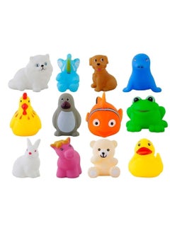 Storio Storio Rubber Colorful Floating Baby Toys Bath Aquatic Animals Chu Chu Toys for Newborn Babies, Kids, Assorted  - Image 1