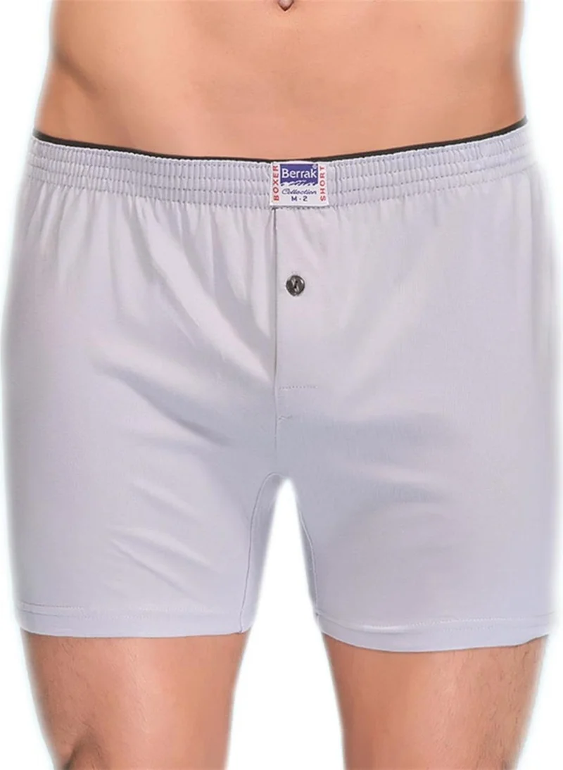 Berrak 1099 100% Cotton Towel Waist Buttoned Men's Boxer