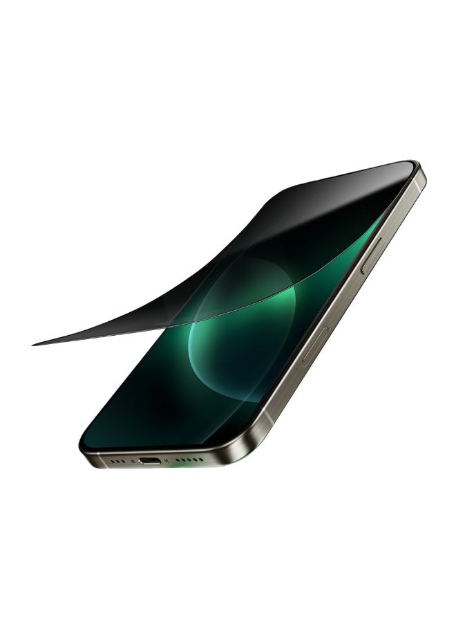 Green Lion 9H Steve Privacy Screen Protector for iphone 16 Pro Max - Black - Image 1