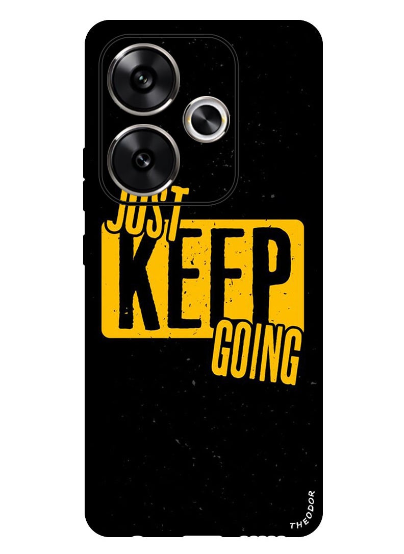 Theodor Protective Case Anti Scratch Shock Proof Bumper Cover For Xiaomi Redmi Turbo 3 Keep going  - Image 1