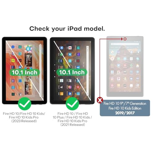 TELTREK Screenguard Compatible With Amazon Fire HD 10 / Fire HD 10 Plus/HD-10 Kids/ HD10 Kids Pro (2023/2021) Tab (10.1" Inch Tablet) PET Screen Guard Not a Tempered Glass Screen Protector - Image 2