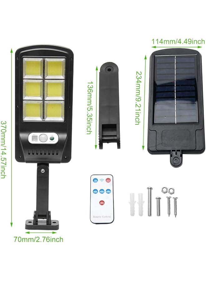 erorex Solar Street Light 120 Leds Waterproof Wireless Solar Flood Light Motion Sensor Security Lamp With 3 Lighting Modes And Remote Controller For Garden Street Deck Fence - Image 2