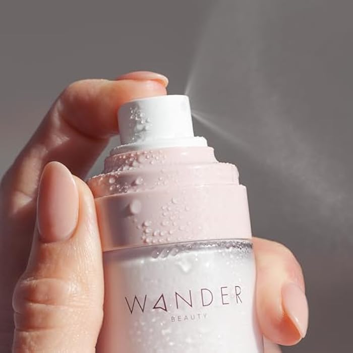 Wander Beauty Mist Connection Essence and Toner - 8-in-1 pH Balancing & Hydrating Facial Mist - Glowy Skin Care with Niacinamide, Hyaluronic Acid, Evening Primrose & Avocado - Alcohol-Free - 2.7 fl oz - Image 3
