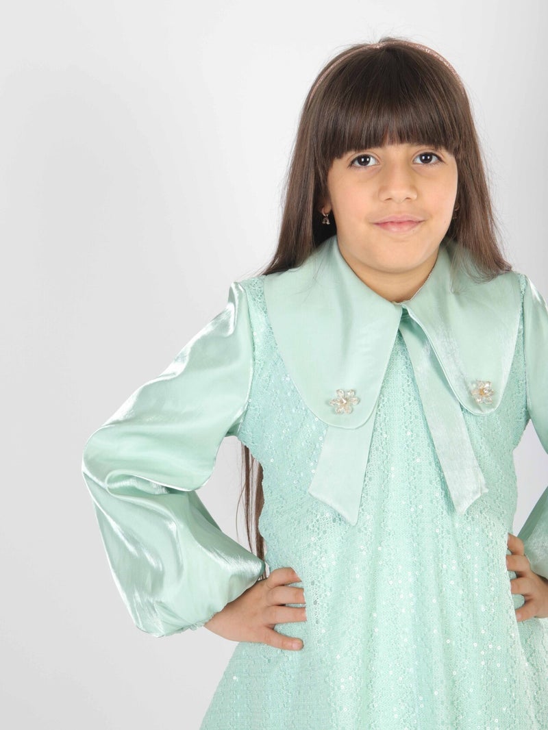 bravokids فستان بناتي، للأعمار من 7 إلى 11 سنة، 26571 - Image 4