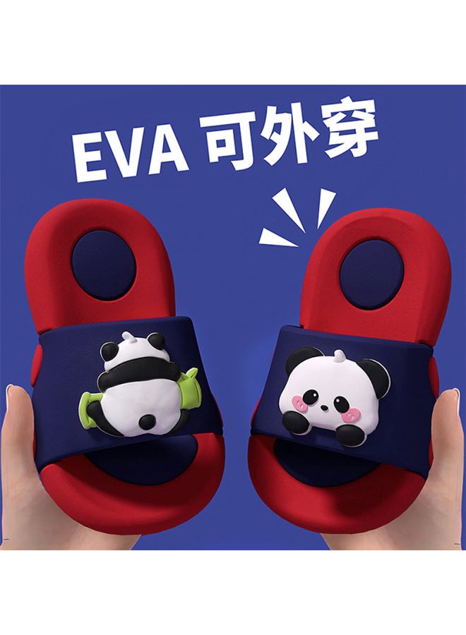 Summer Eva Children's Slippers Indoor Home Anti-slip Kids Slippers Cartoon For Toddlers & Older Kids Two-color Slide Slippers