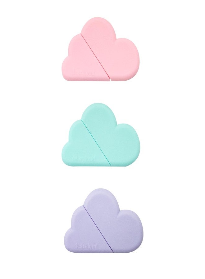 dearcloud Pastel Clouds Smoothing Dermaplane Facial Razor Set - Smooth & Exfoliate (3 pack) - Image 3