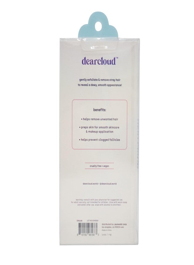 dearcloud Pastel Clouds Smoothing Dermaplane Facial Razor Set - Smooth & Exfoliate (3 pack) - Image 2