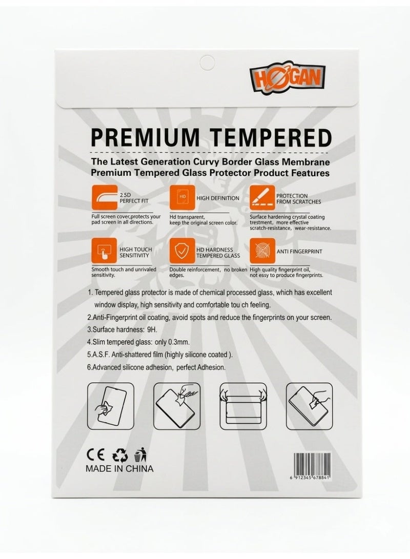 هوجان لاصق حماية شاشة هوجان (HOGAN) من الزجاج المقوى (Tempered Glass) لجهاز آيباد 10.9 بوصة (إصدار 2022) - شفاف، مضاد للخدش والبصمات، شديد التحمل. - Image 3