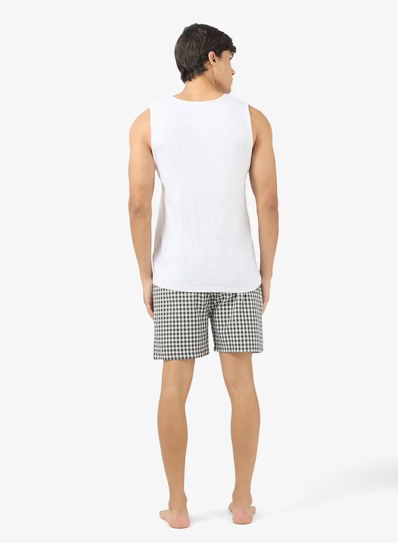 Seventy Five Nightwear Sleeveless T-Shirt & Shorts Set