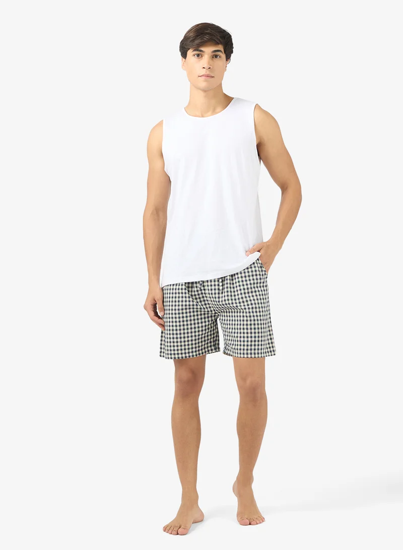 Nightwear Sleeveless T-Shirt & Shorts Set