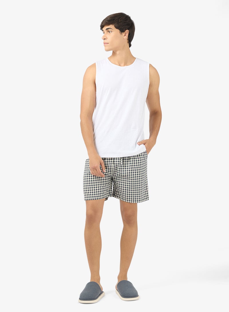 سفنتي فايف طقم بيجامة بدون أكمام شورت وتي شيرت - Image 5