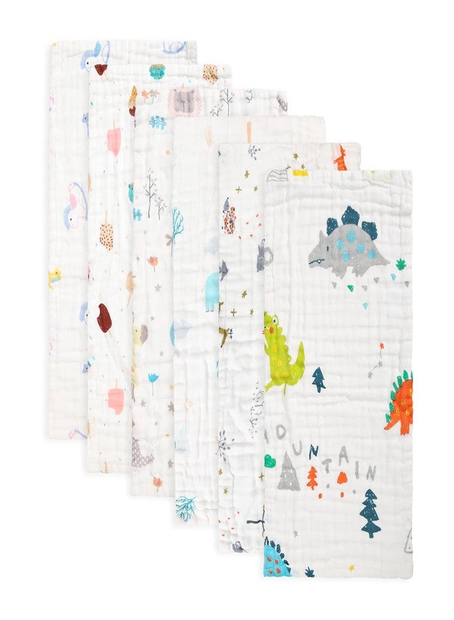 Closecret Muslin Burp Cloths 100% Cotton Large 20''x10'' Extra Soft and Absorbent Baby Burping Cloth for Boys Girls (3) - Image 1