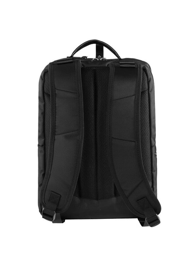 Lexon Business Backpack For Men With Double Compartments, 15.6/16 Inch Laptop Bag, Notebook Travel Bag, School Bag, Pu Material - Image 2