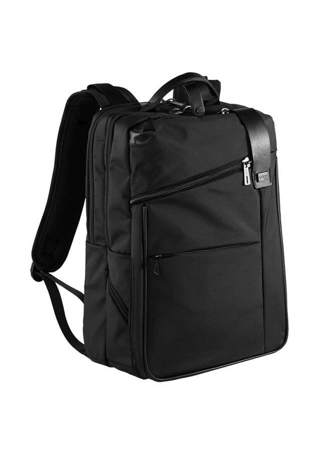Lexon Business Backpack For Men With Double Compartments, 15.6/16 Inch Laptop Bag, Notebook Travel Bag, School Bag, Pu Material - Image 5