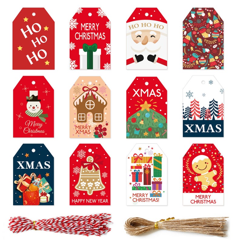 Supply Of Three-Dimensional Christmas Greeting Cards Through Tags Christmas Tree Decoration Design Color Pattern Card Series - Image 5