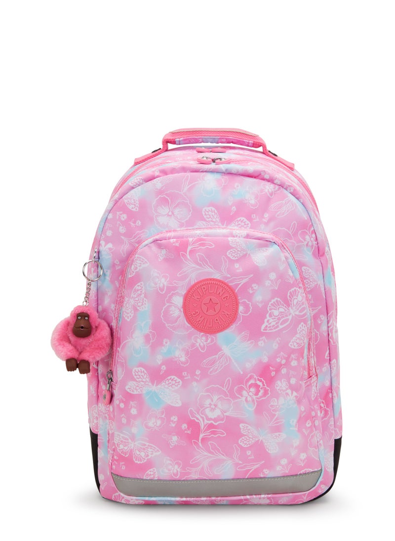 kipling - Class Room Kids School Backpack with Tablet Protection, Garden Clouds Large - Image 1