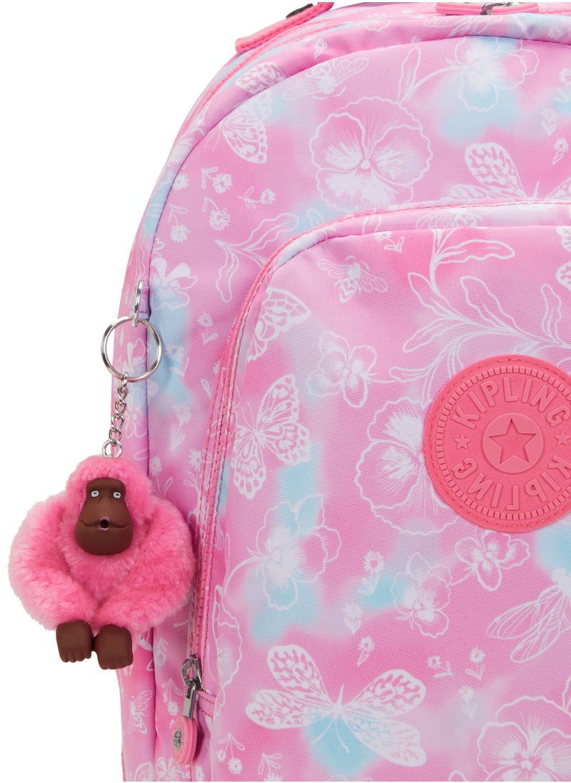 kipling - Class Room Kids School Backpack with Tablet Protection, Garden Clouds Large - Image 1