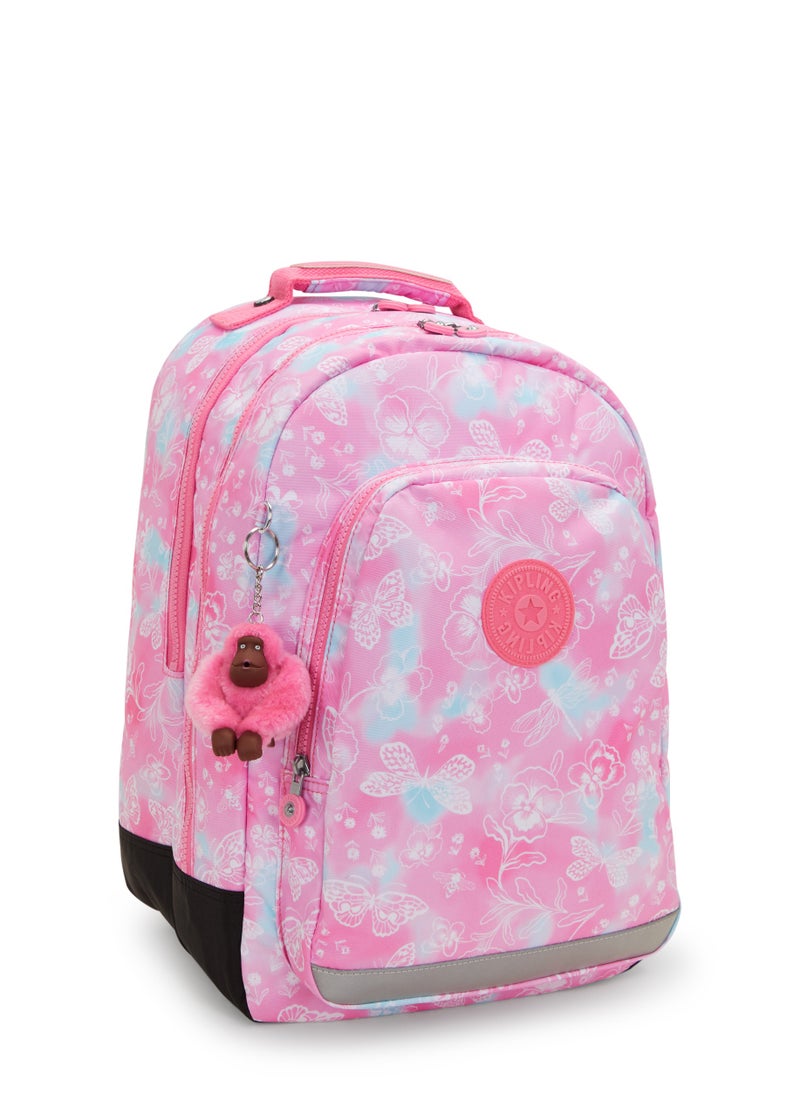 kipling - Class Room Kids School Backpack with Tablet Protection, Garden Clouds Large - Image 1