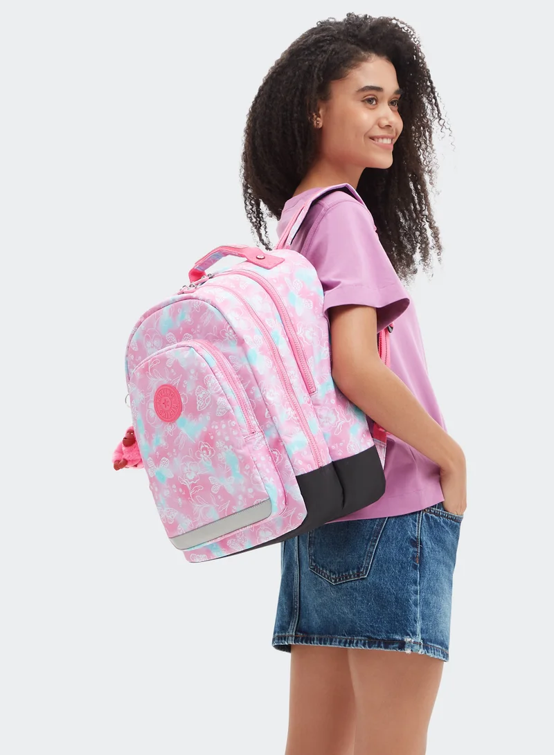 Kipling Class Room Kids School Backpack with Tablet Protection, Garden Clouds