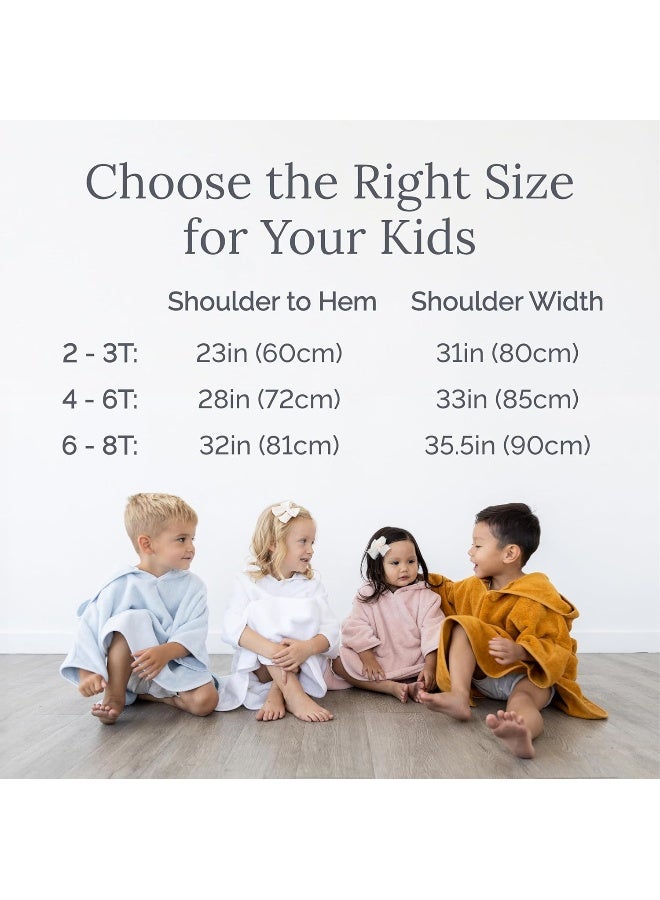 Natemia Organic Hooded Cover-Up â€“ Ultra Soft and Absorbent Cloud Touch Cotton Kids Beach and Pool Towel Cover-Up - Image 4