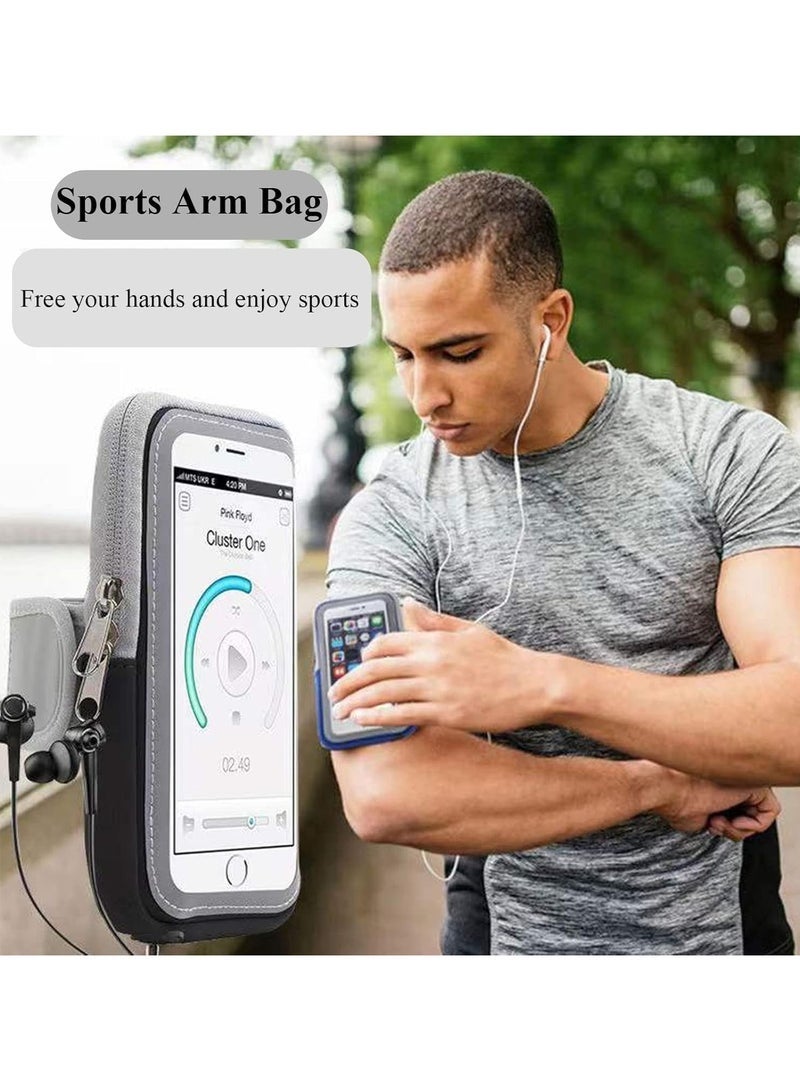 أس تس إل حامل جوال على الذراع للركض بشاشة لمس كاملة للجري، حامل جوال رياضي للجري مع شريط قابل للتعديل لايفون 13 برو ماكس 12 11 اكس اس اكس ار 8 7 جالكسي اس 20 اس 10 اس 9 اس 8 - Image 5